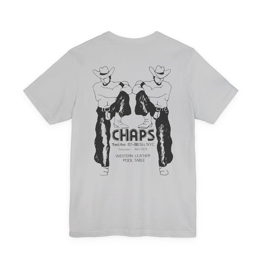 Chaps NYC New York Leather Gay Bar Vintage Tribute Pride Tee