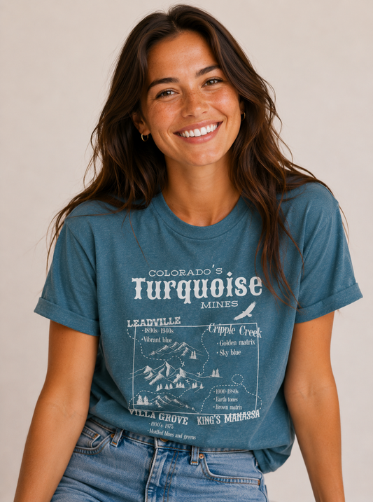 There’s Turquoise in Them There Hills— Colorado Vintage Souvenir Road Trip Treasure Hunt