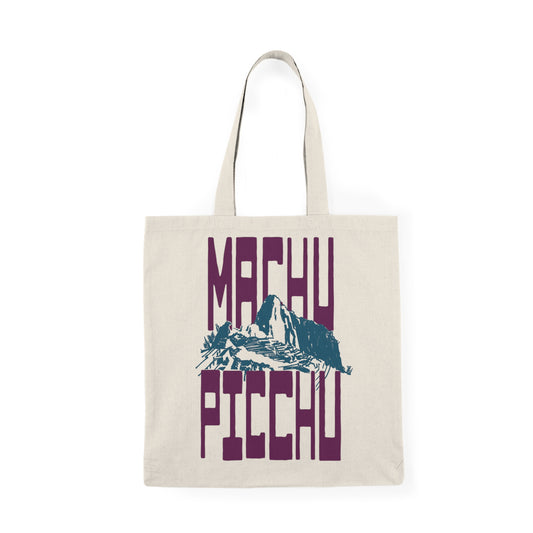 Machu Picchu Vintage South American Couture — Nobody Knows You Never Went Double‑Sided Canvas Tote