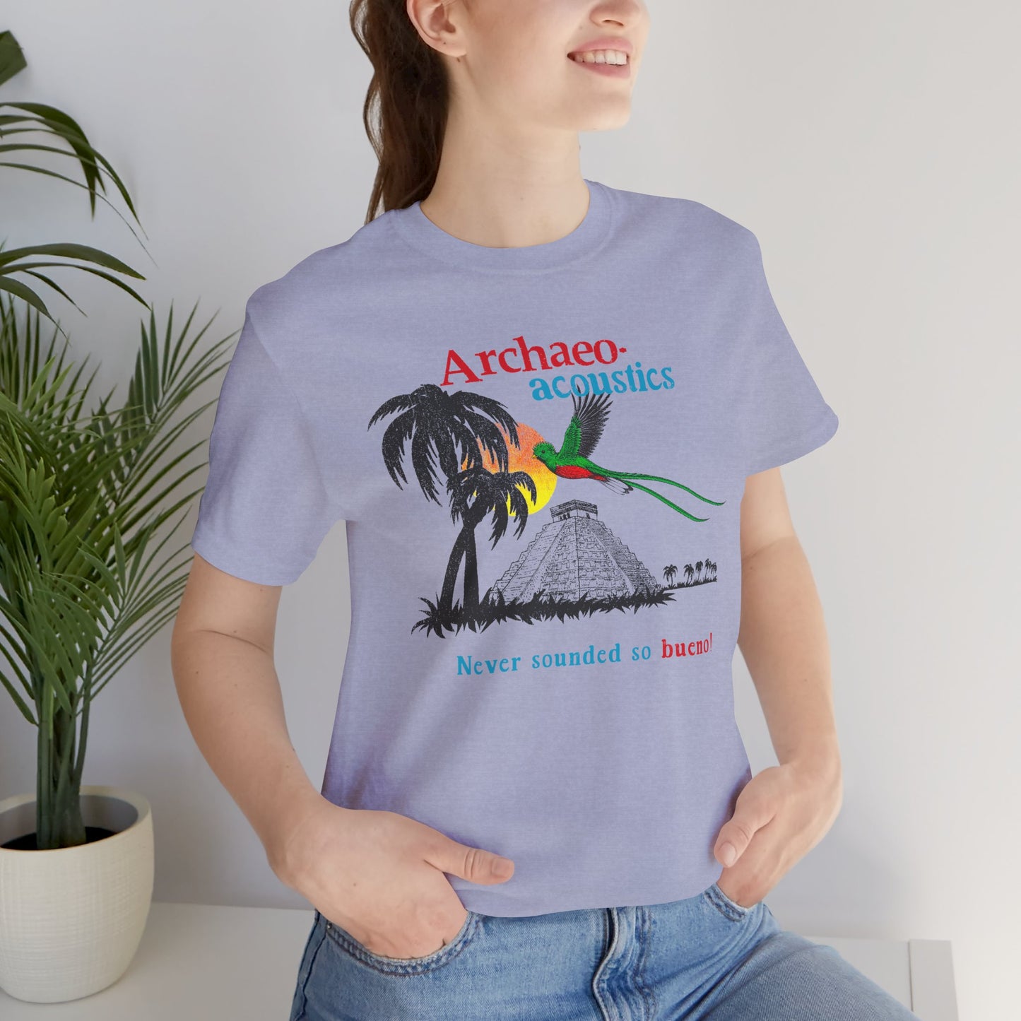 Archaeoacoustics Quetzal Chichen Itza Archaeology Mayan Vintage Tee