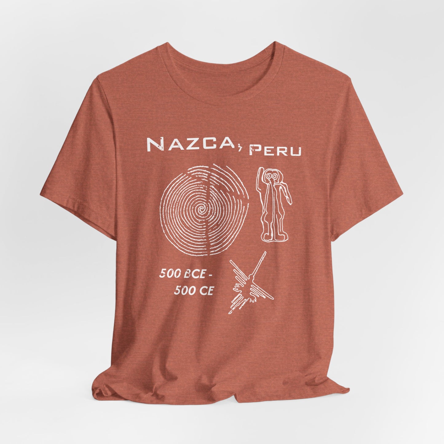 Glyphs Gone Wild—Nazca Peru Generic South Americana Souvenir Tee