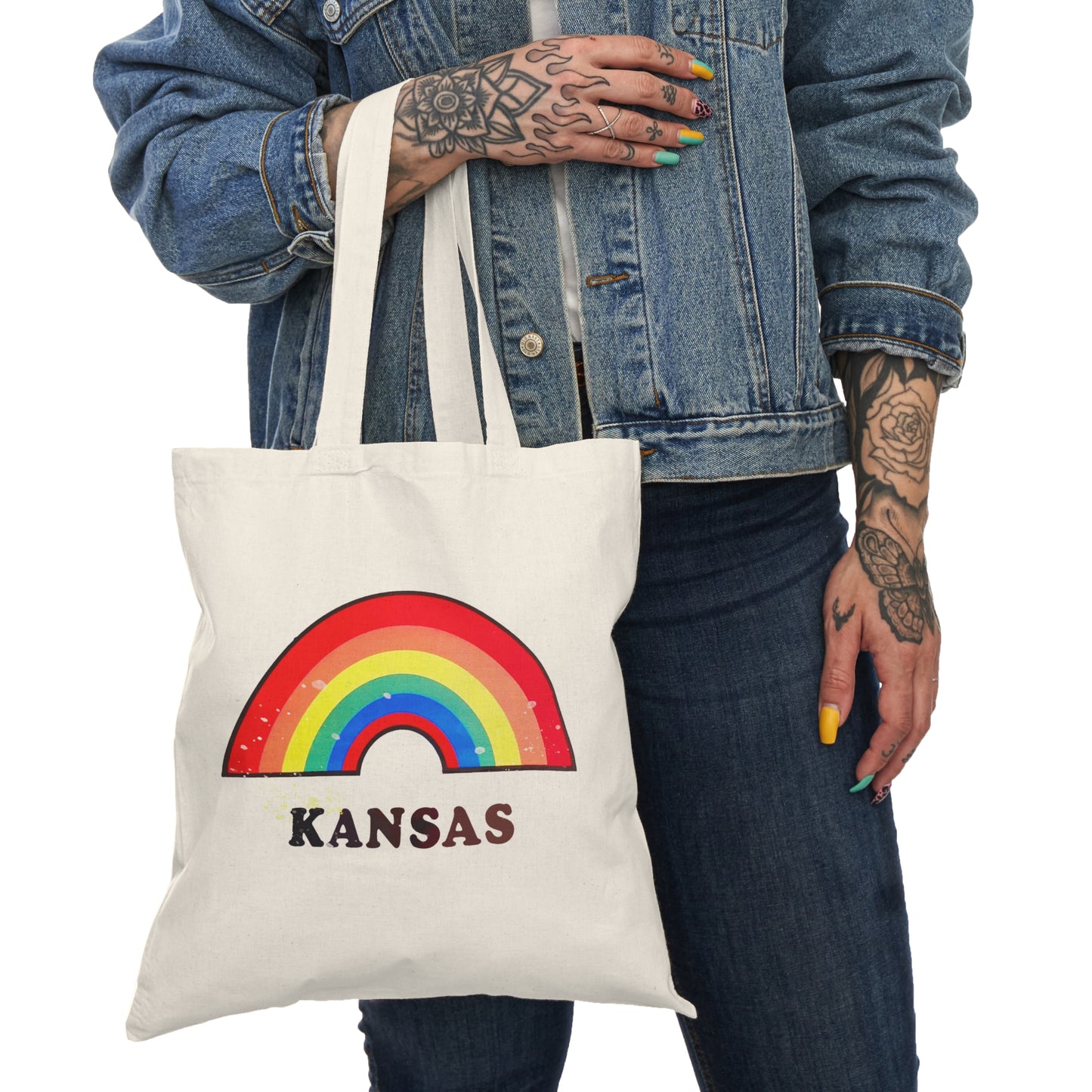 Read Banned Books Kansas Trans Visibility Tote Bag — Double‑Sided