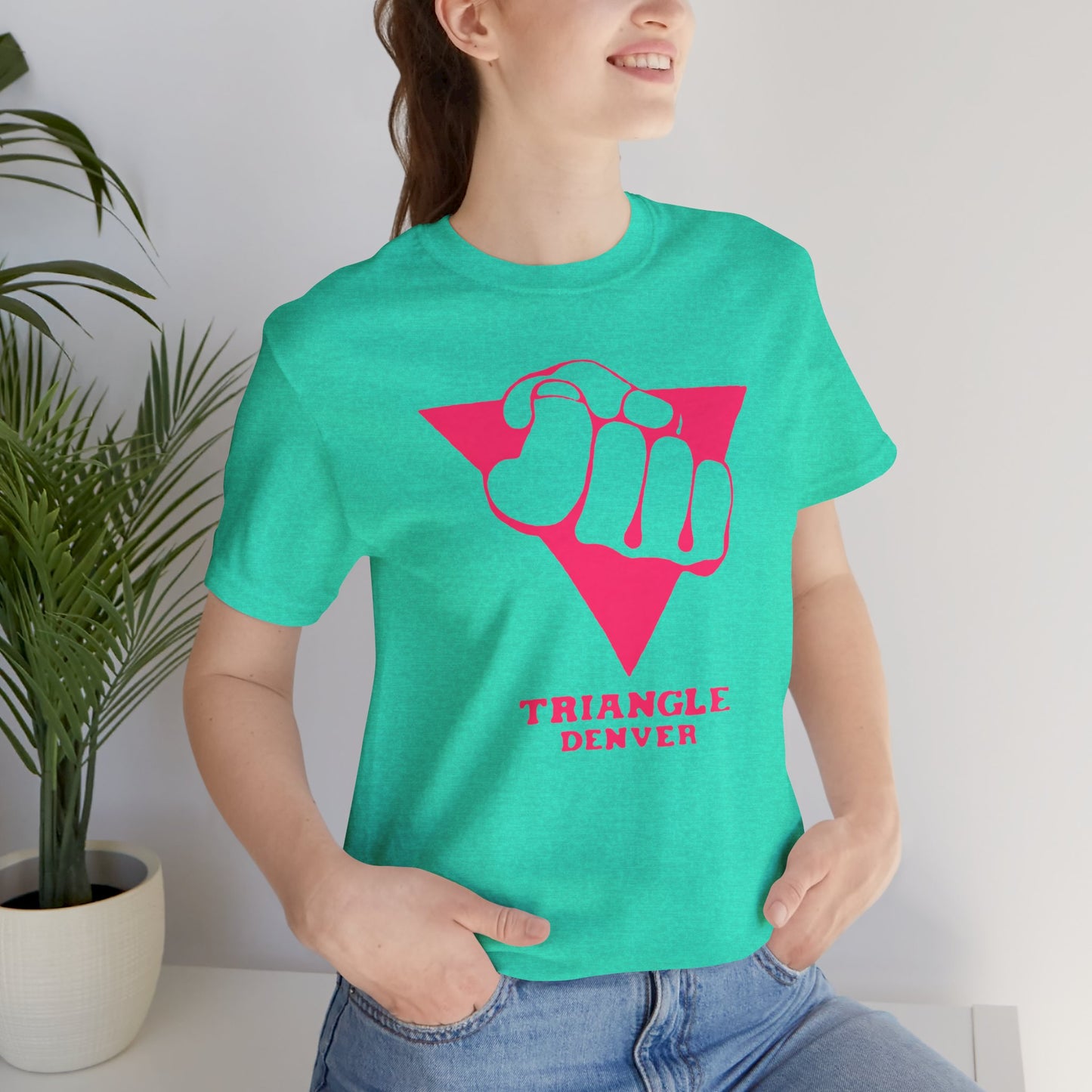 Triangle Denver Vintage Gay Bar Pride History Tribute Tee