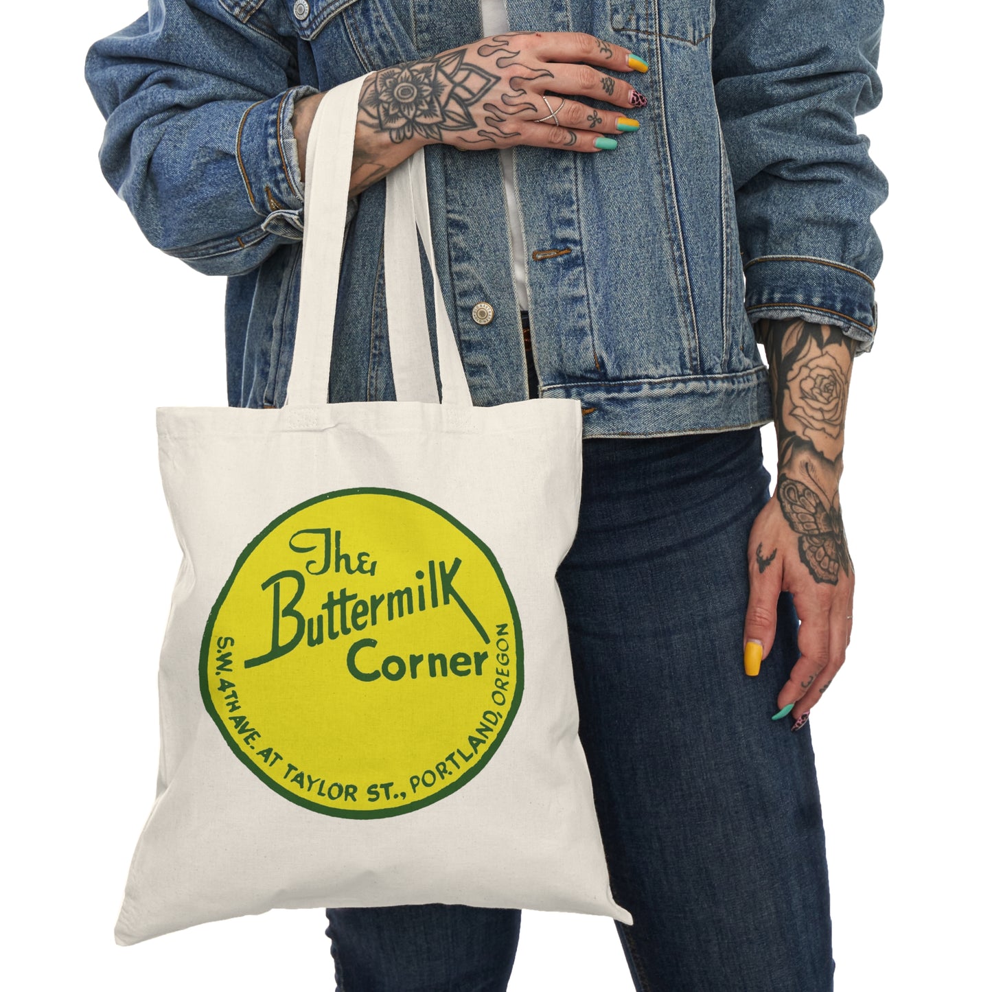 Totally Creamy Buttermilk Corner Cheese Monger Canvas Tote Bag