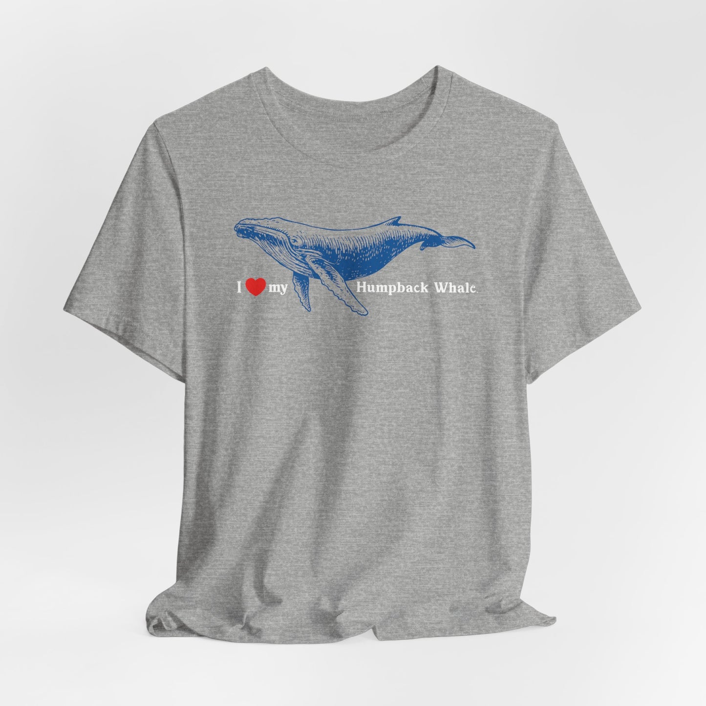 I Heart My Humpback Whale 1991 Conservation Unisex T-Shirt Ocean Lover Gift, Environmentalist Shirt, Save the Whales
