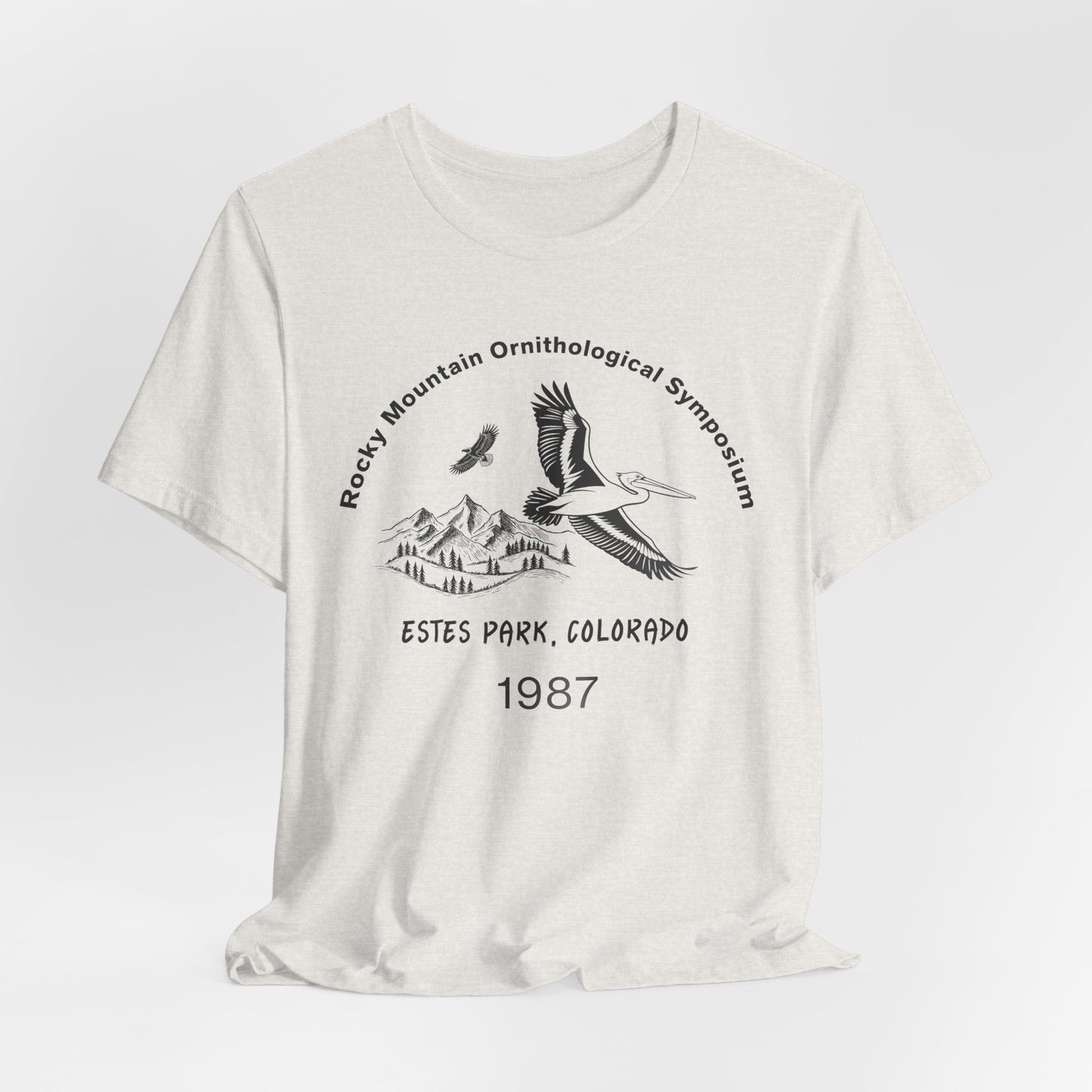 Rocky Mountain Ornithological Society 1987 Estes Park Souvenir T‑Shirt
