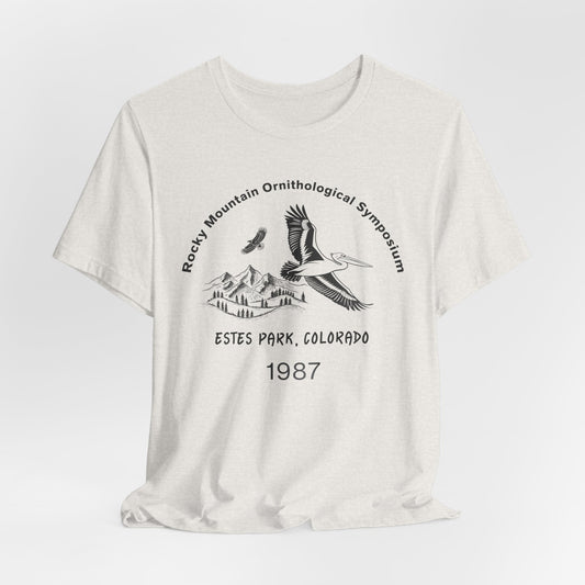 Rocky Mountain Ornithological Society 1987 Estes Park Souvenir T‑Shirt