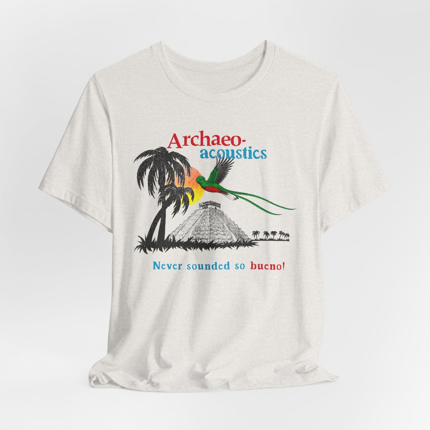 Archaeoacoustics Quetzal Chichen Itza Archaeology Mayan Vintage Tee