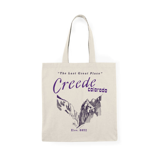 Totally Creede Colorado Roadtrip Handy Dandy Tote Bag | Double-Sided