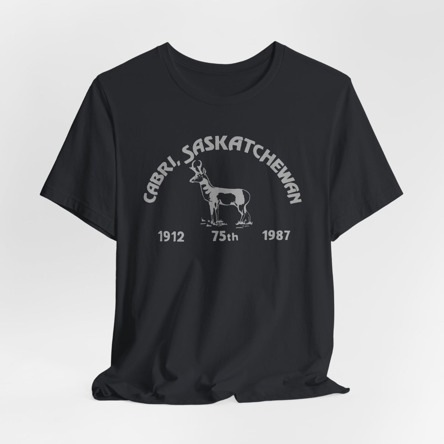 Cabri Saskatchewan 75th Vintage Pronghorn T-Shirt | Generic Canadiana Souvenir