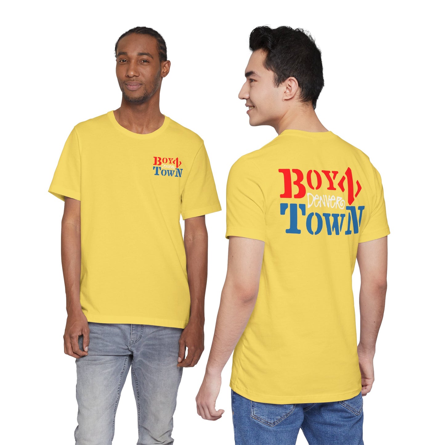 Boyz Town Denver South Broadway Tribute T-Shirt | Gay Bar Male Review