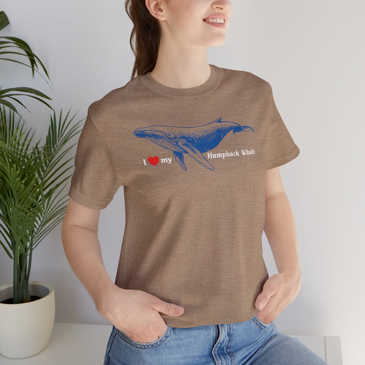 I Heart My Humpback Whale 1991 Conservation Unisex T-Shirt Ocean Lover Gift, Environmentalist Shirt, Save the Whales
