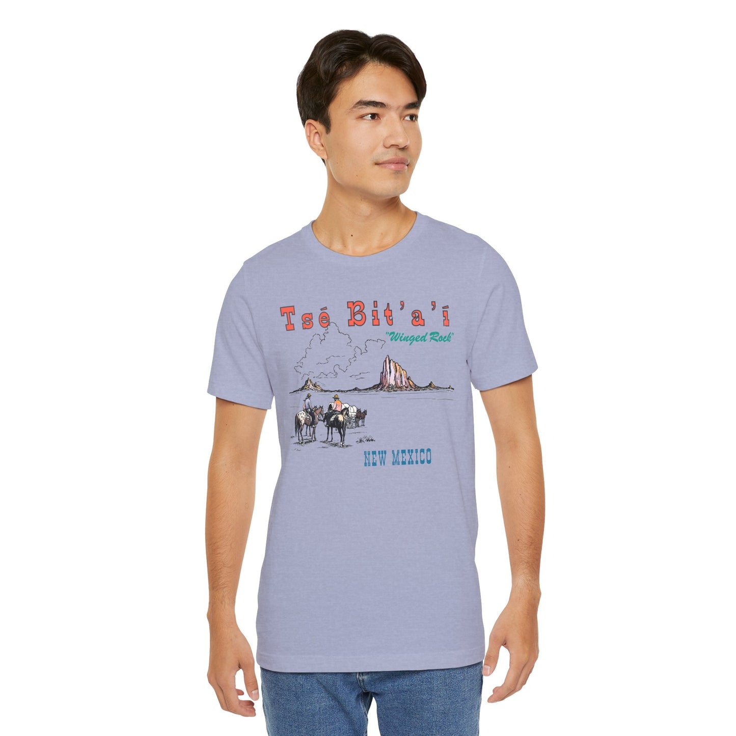 Tsé Bit’a’í  Winged Rock Shiprock Farmington New Mexico Vintage Souvenir Tee