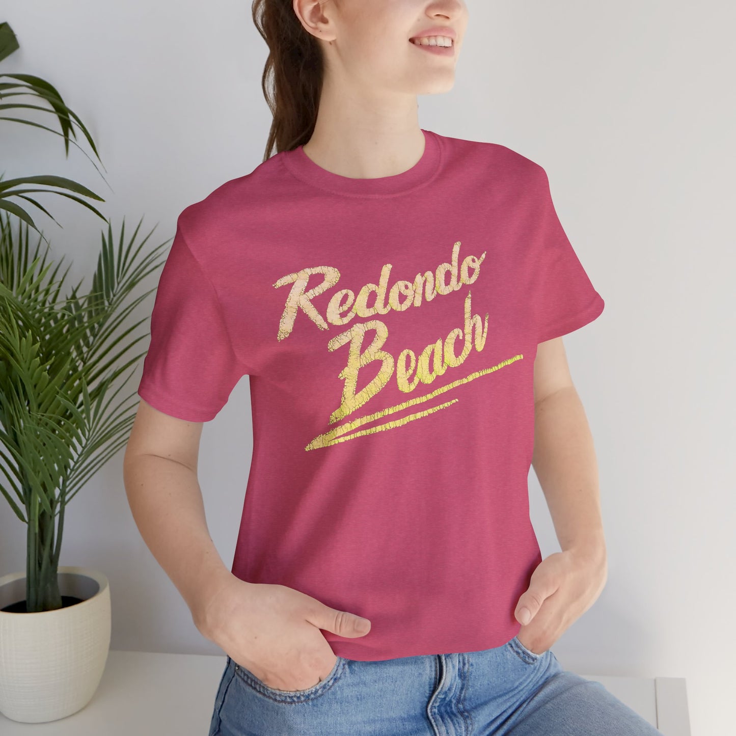 Redondo Beach California Vintage 80s Vacation Summer Travel Souvenir Unisex T-Shirt
