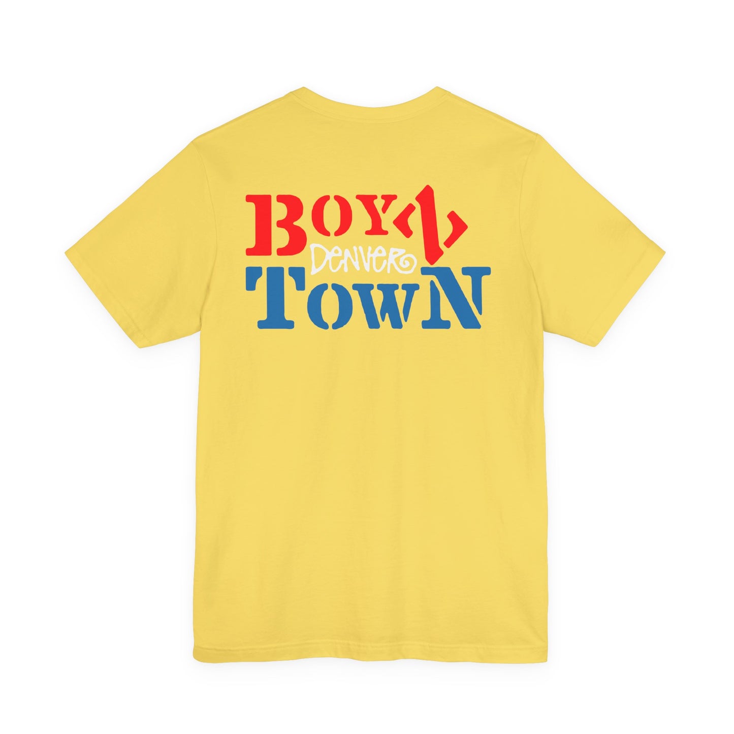 Boyz Town Denver South Broadway Tribute T-Shirt | Gay Bar Male Review