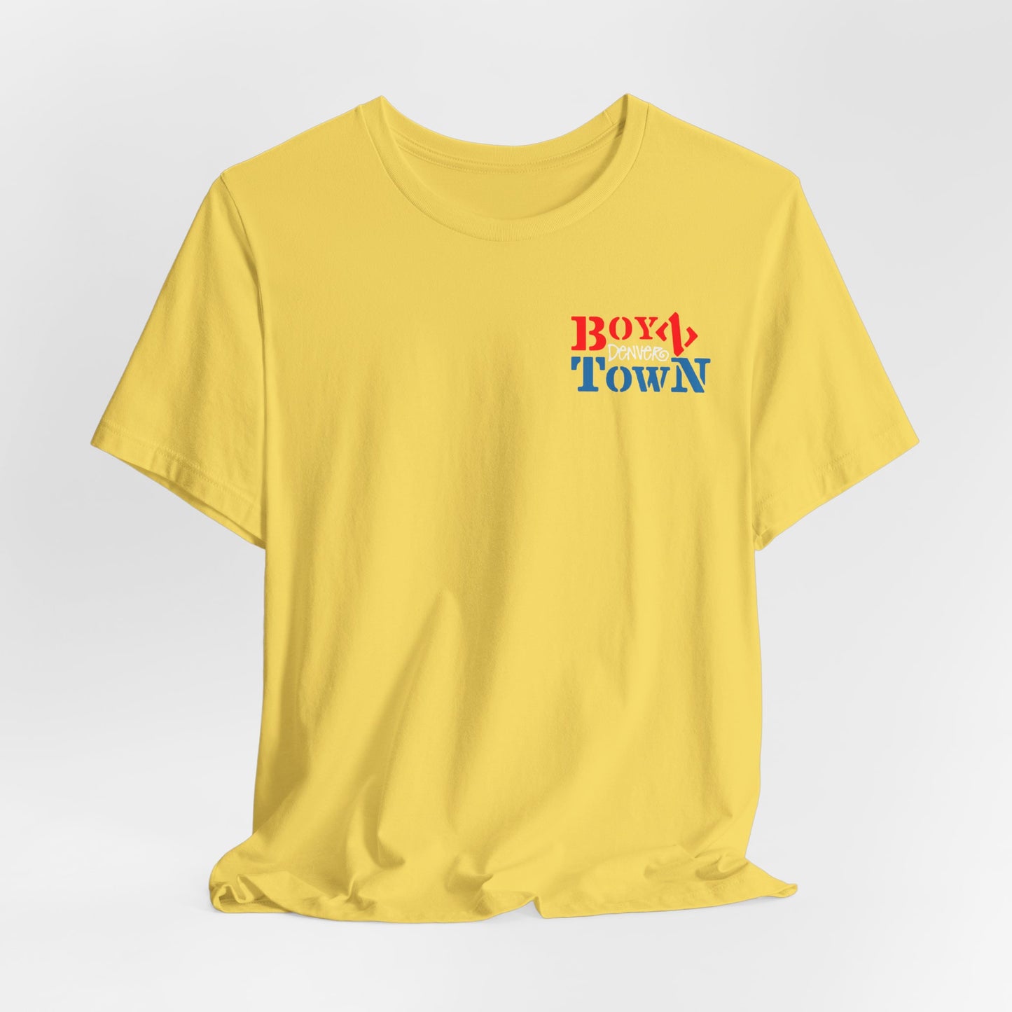 Boyz Town Denver South Broadway Tribute T-Shirt | Gay Bar Male Review