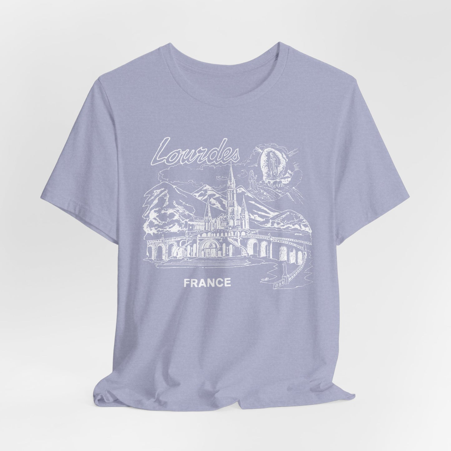 Lourdes France Vintage 1980s T-Shirt | Generic France
