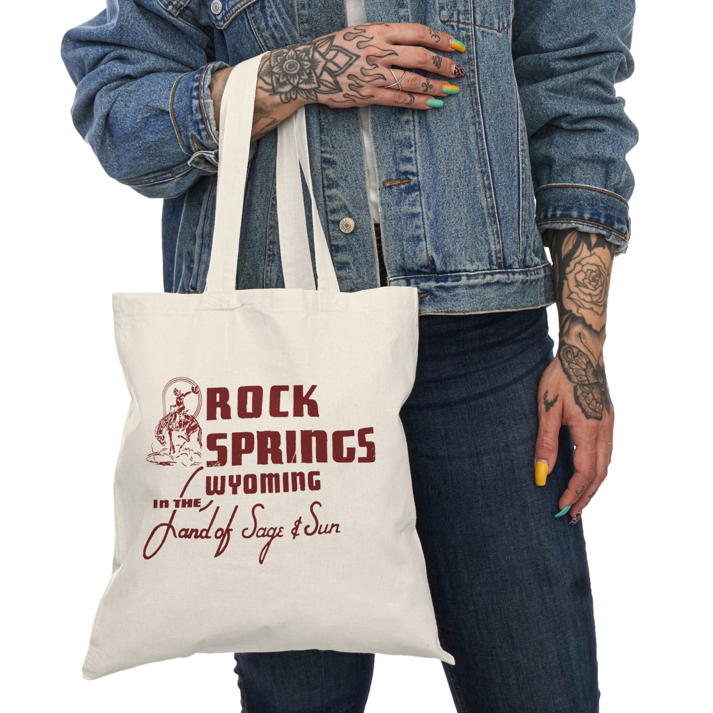 Totally Rock Springs Life Changing Roadtrip Handy Dandy Double-sided Tote