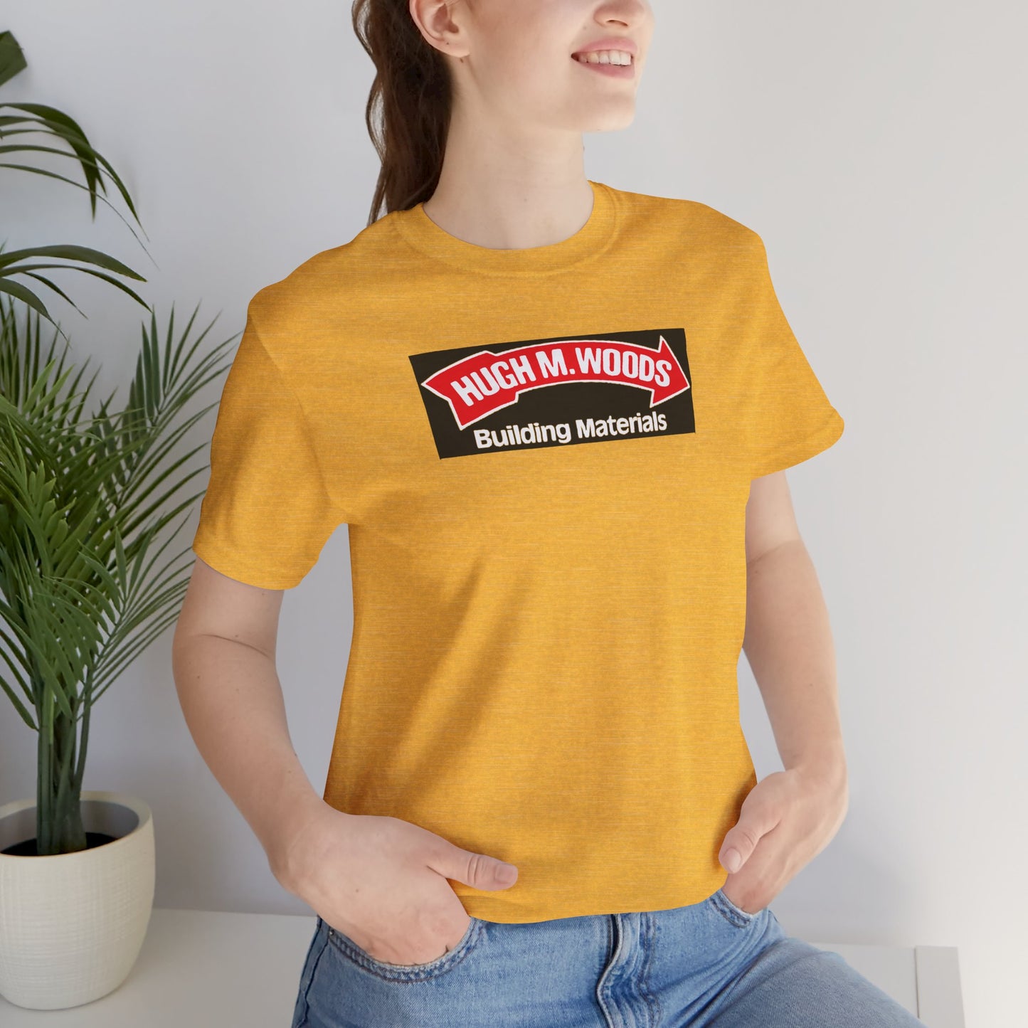Hugh M. Woods Building Materials Denver Colorado Vintage Souvenir Work Unisex Tee