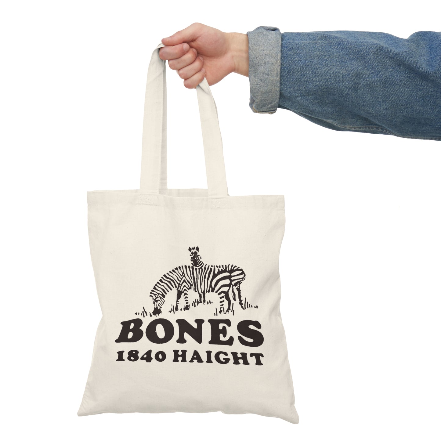 Bones & Painted Pony Tribute Tote Bag — Ancient Gay Bar Double‑Sided Canvas Tote