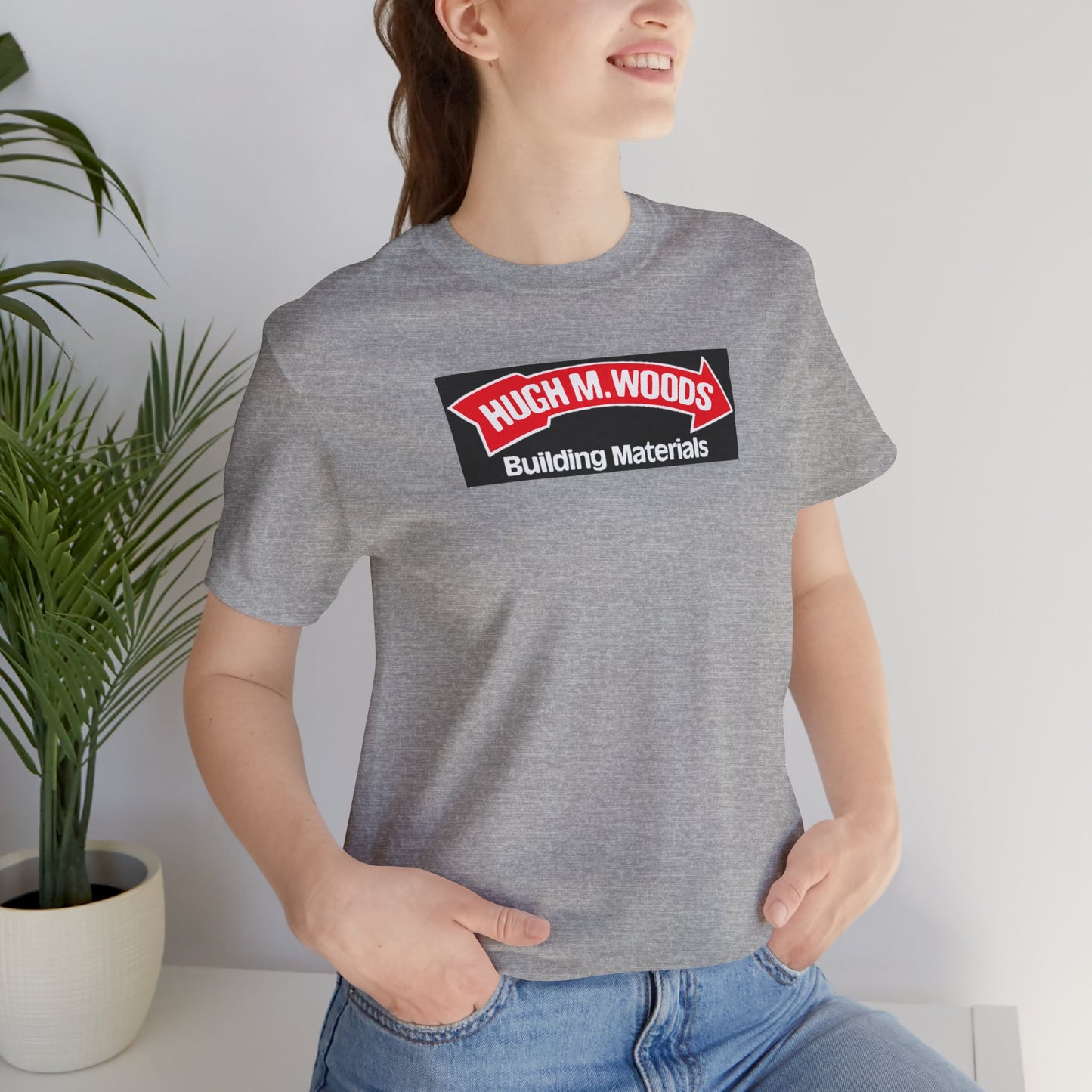 Hugh M. Woods Building Materials Denver Colorado Vintage Souvenir Work Unisex Tee