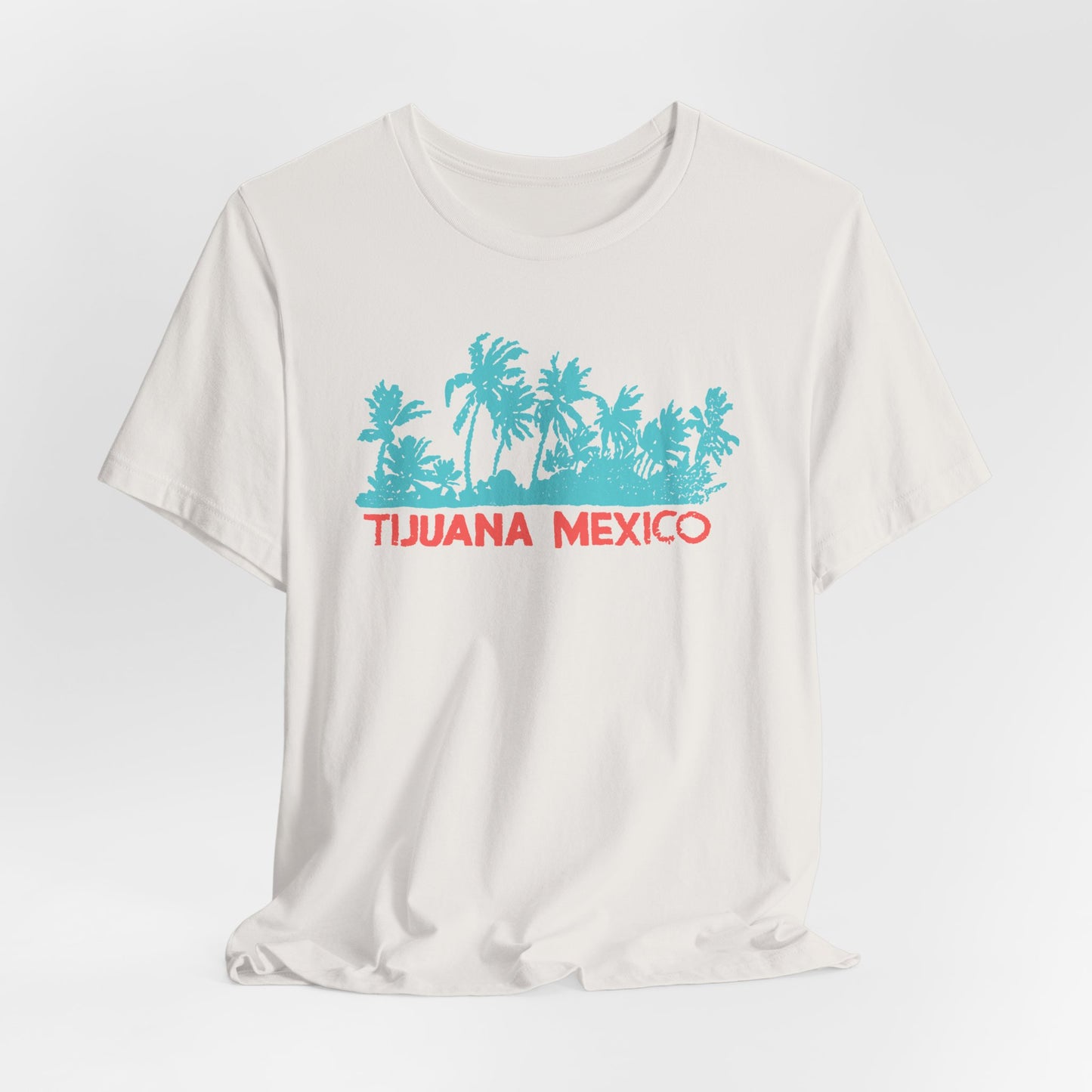 Tijuana Palm Tree Retro Travel Tee — 70s Beach Souvenir Shirt