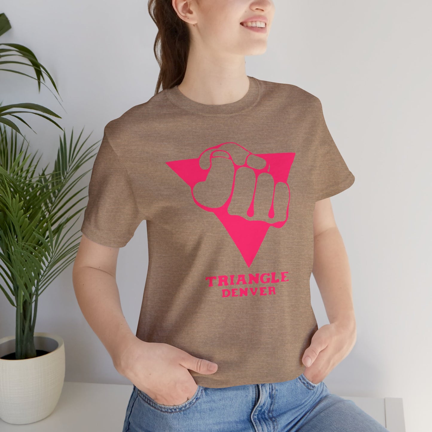 Triangle Denver Vintage Gay Bar Pride History Tribute Tee