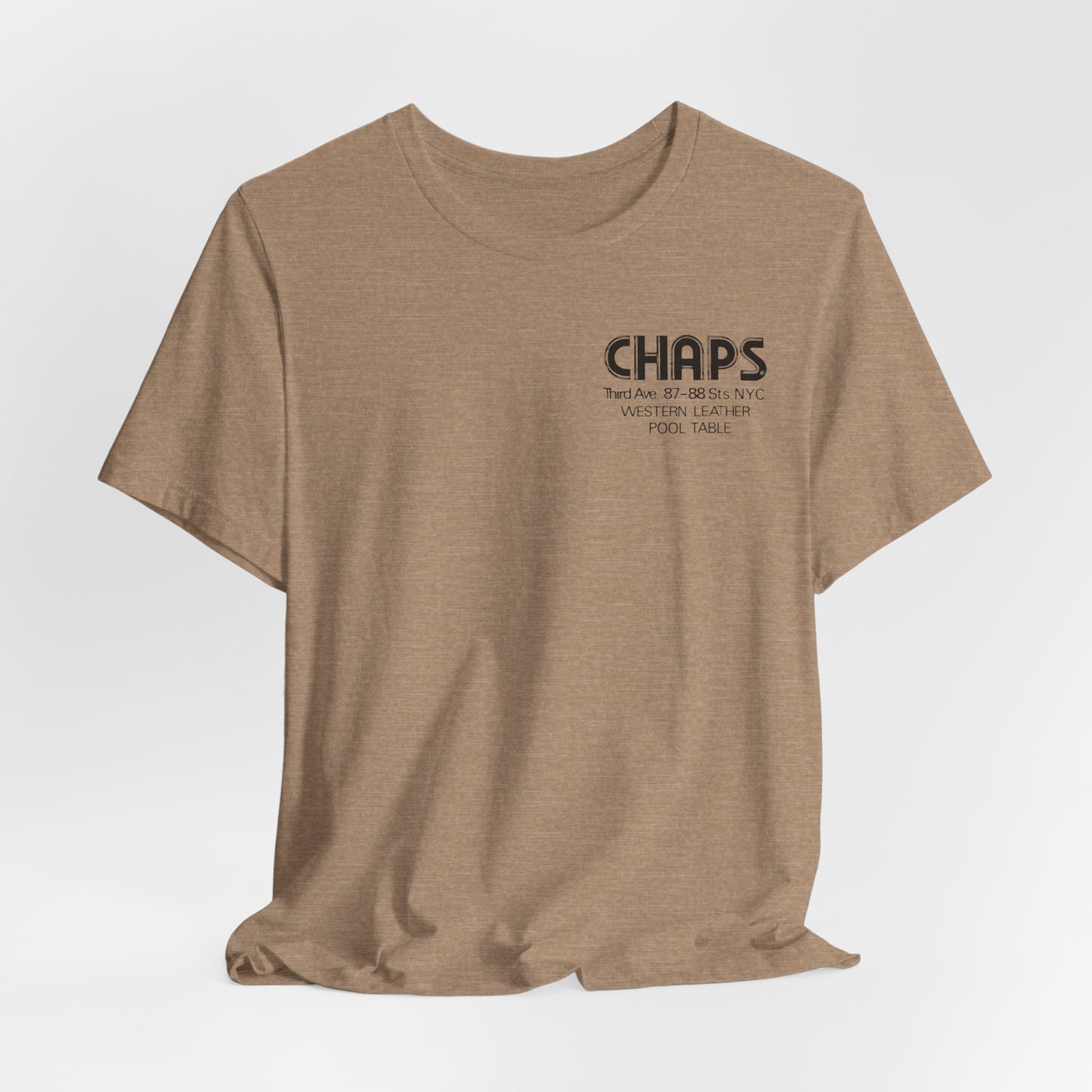 Chaps NYC New York Leather Gay Bar Vintage Tribute Pride Tee