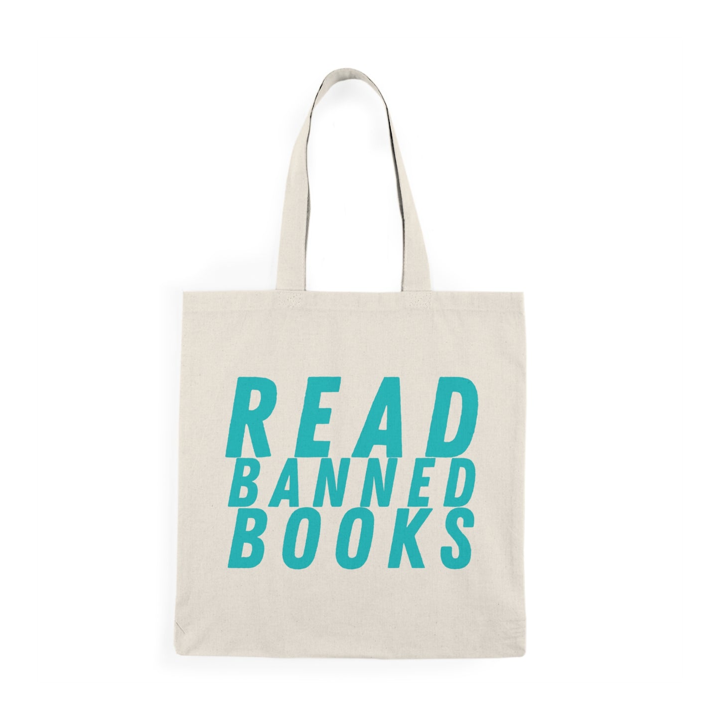 Read Banned Books Santa Fe New Mexico Tote Bag | Double-Sided Plaza Design