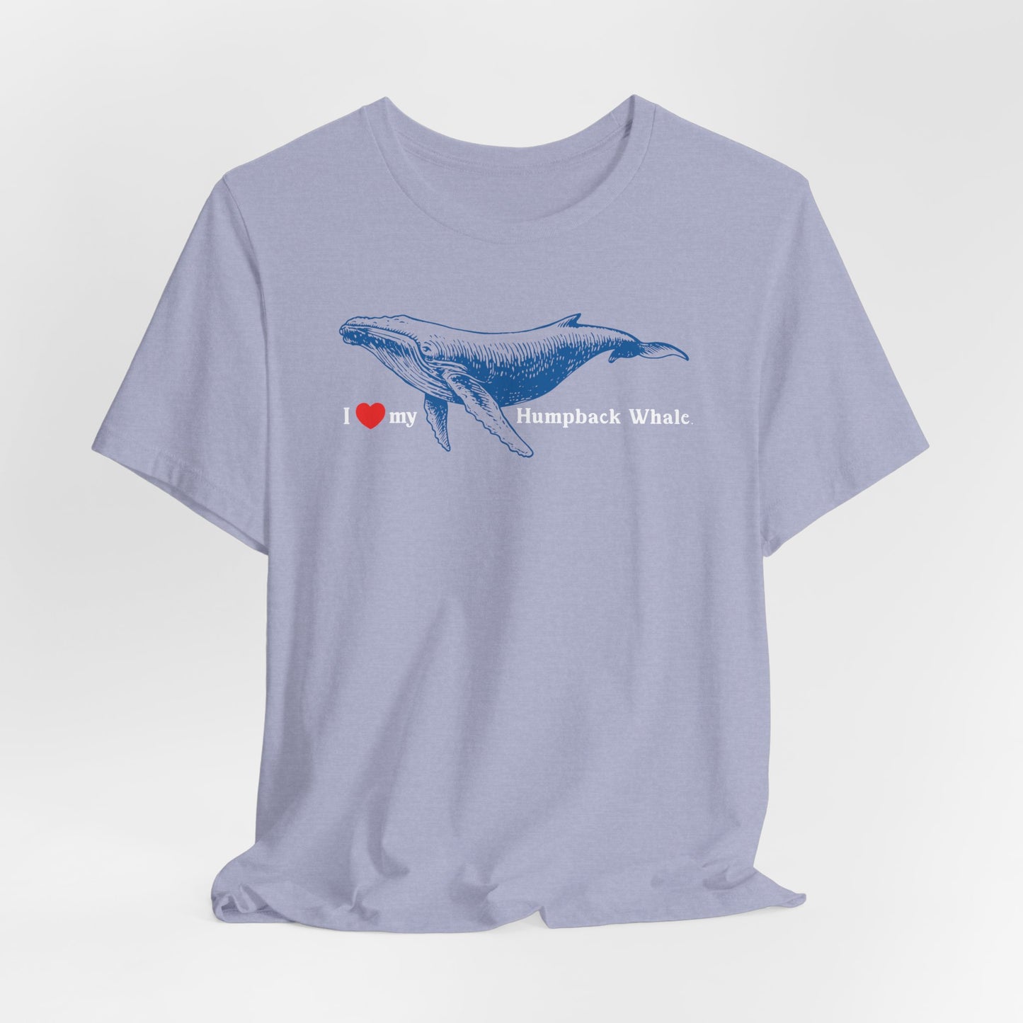 I Heart My Humpback Whale 1991 Conservation Unisex T-Shirt Ocean Lover Gift, Environmentalist Shirt, Save the Whales