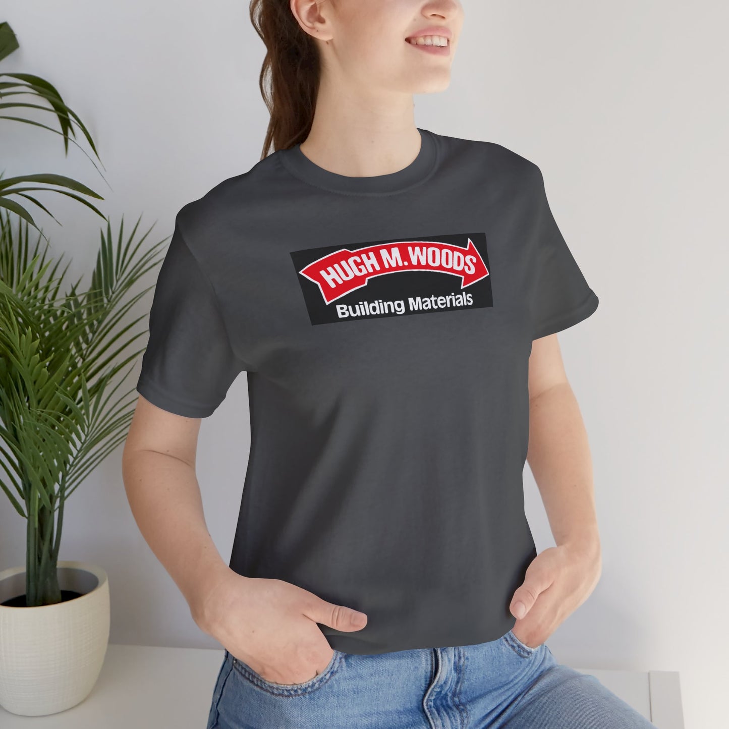 Hugh M. Woods Building Materials Denver Colorado Vintage Souvenir Work Unisex Tee