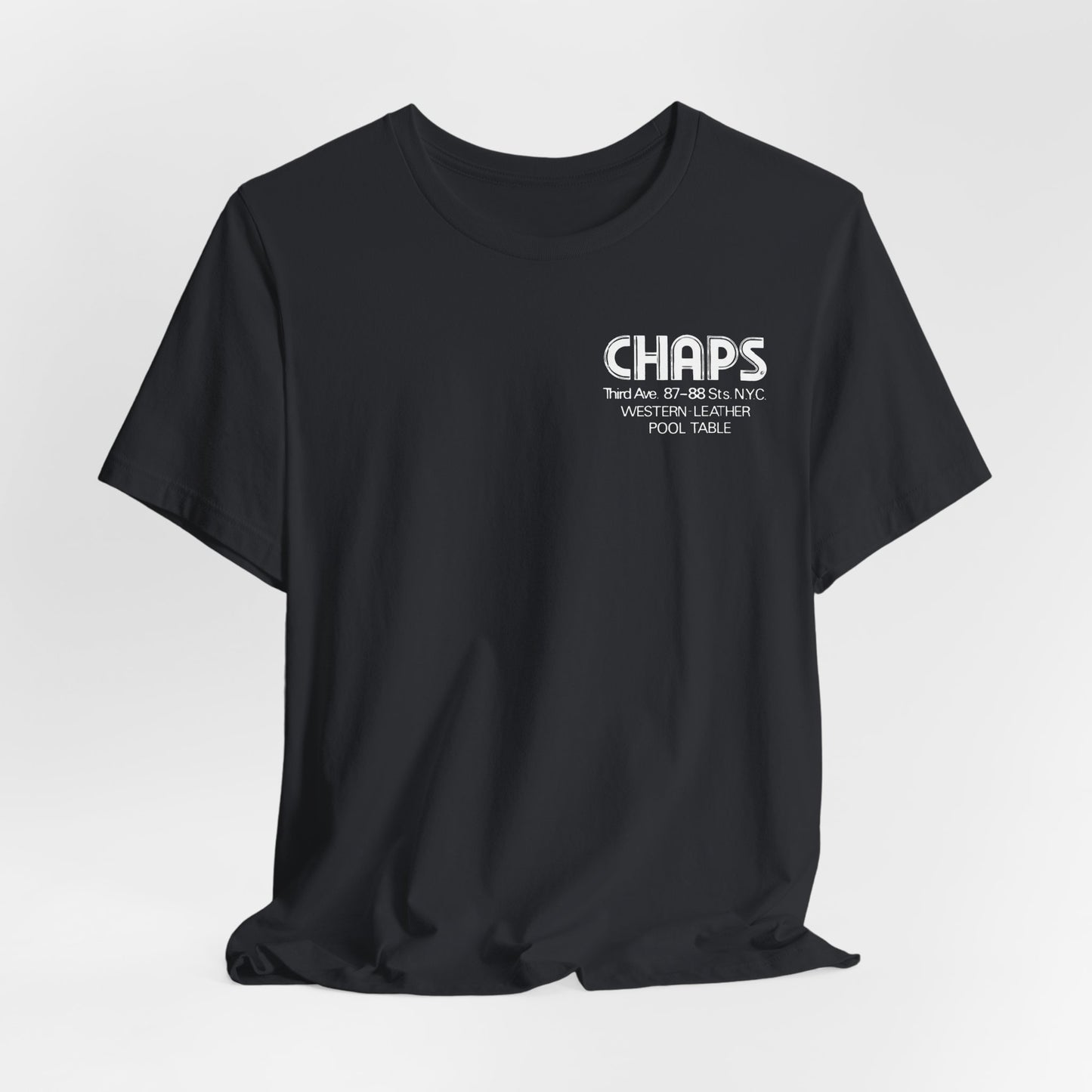 Chaps NYC New York Leather Gay Bar Vintage Tribute Pride Tee