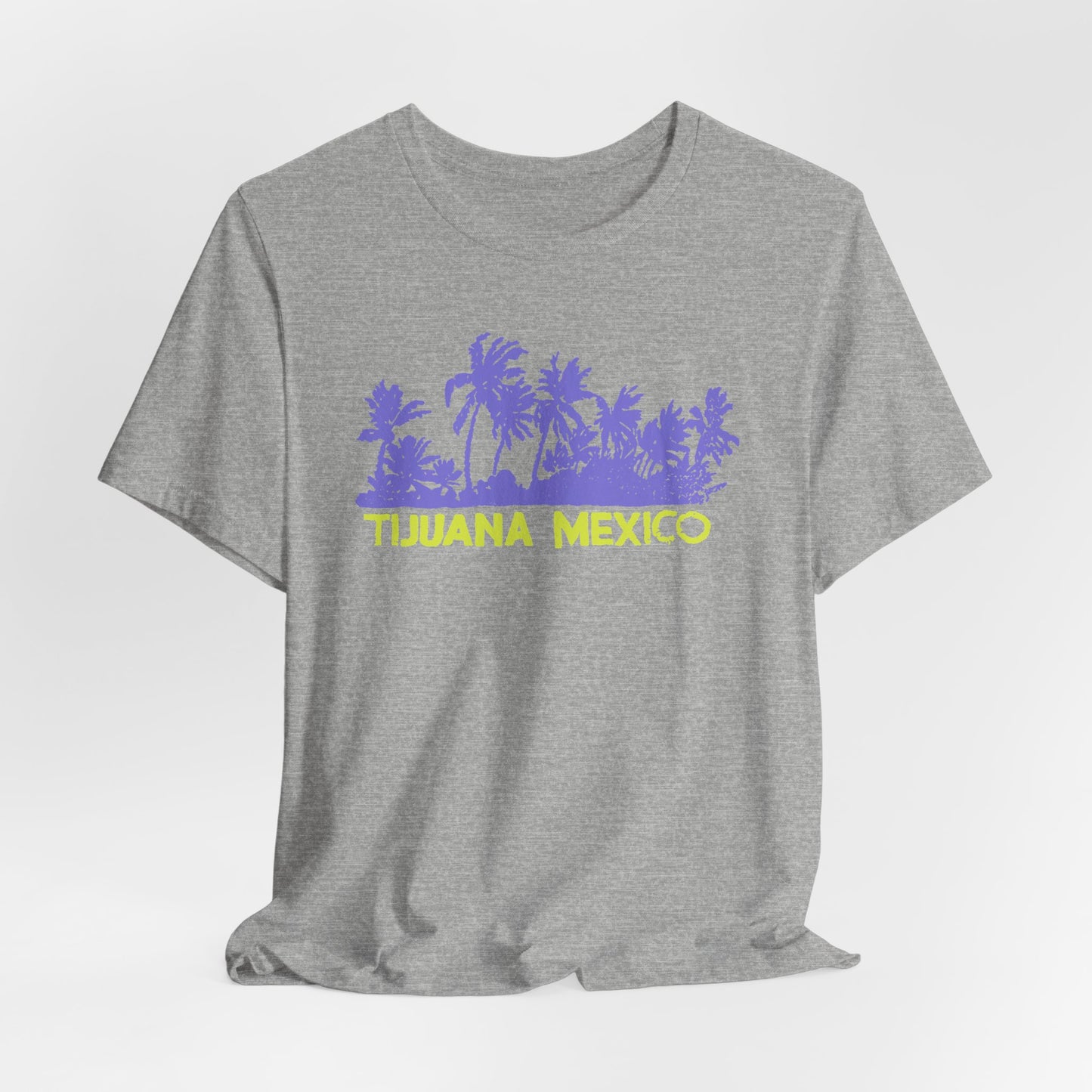 Tijuana Palm Tree Retro Travel Tee — 70s Beach Souvenir Shirt