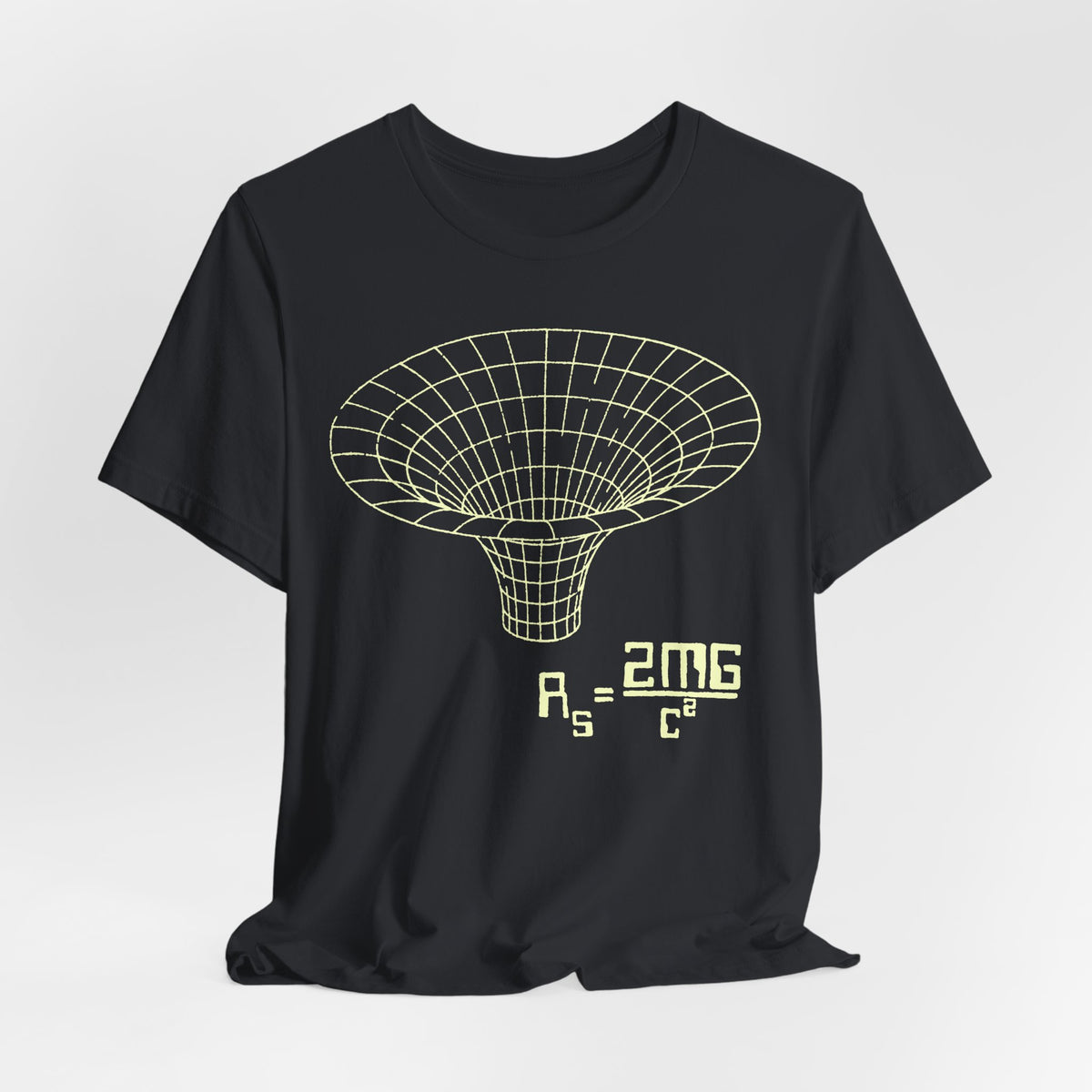 Gravity Well Wormhole Schwarzschild Radius Formula | Nerdy Science Physics Space Shirt