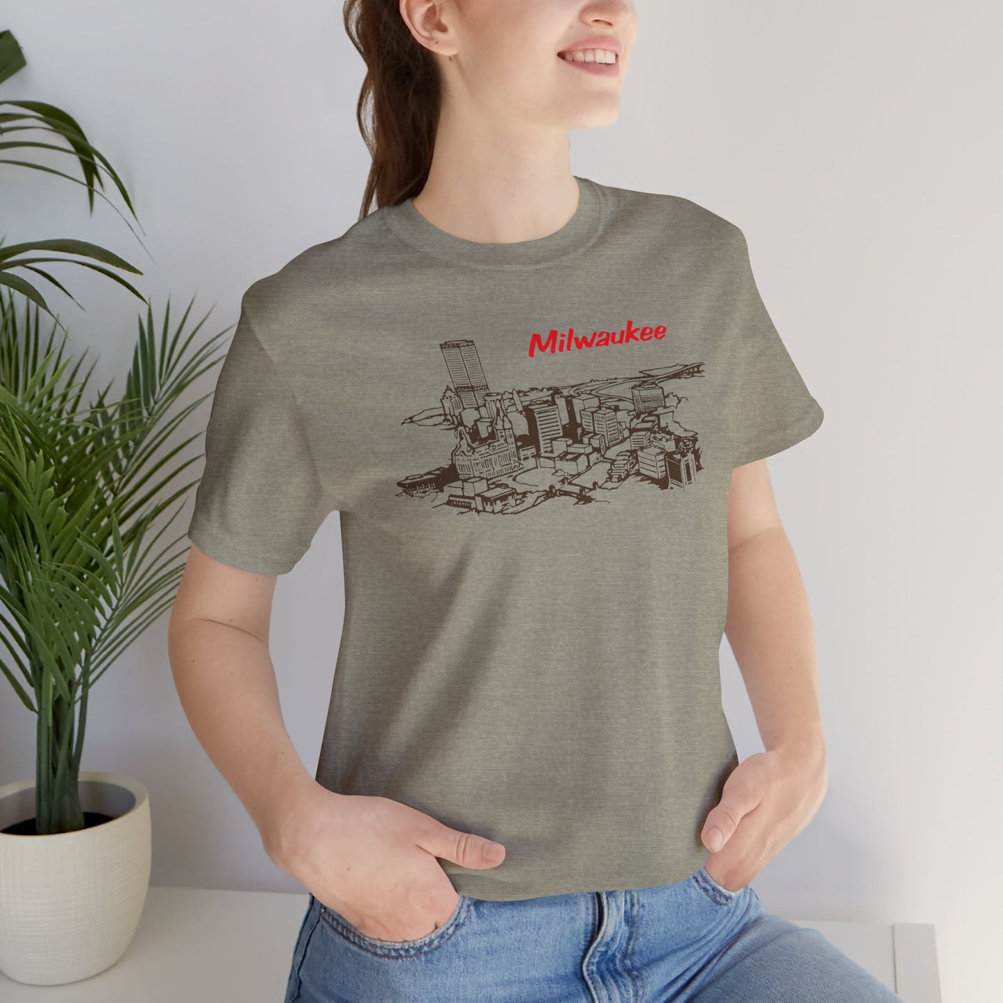 Boring Nerdy Milwaukee Generic Souvenir Tee | Perfect Basic T-shirt