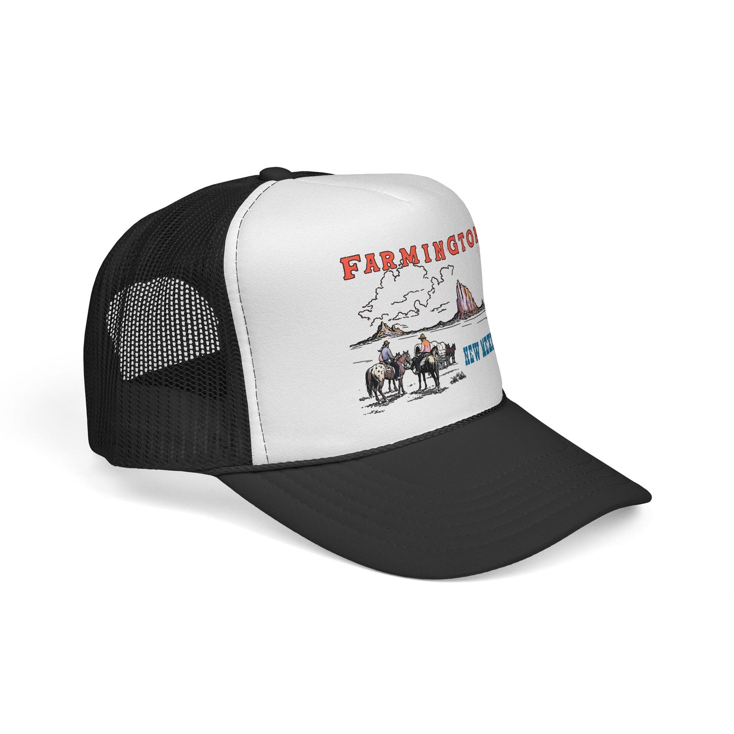 Farmington New Mexico Vintage Travel Trucker Cap