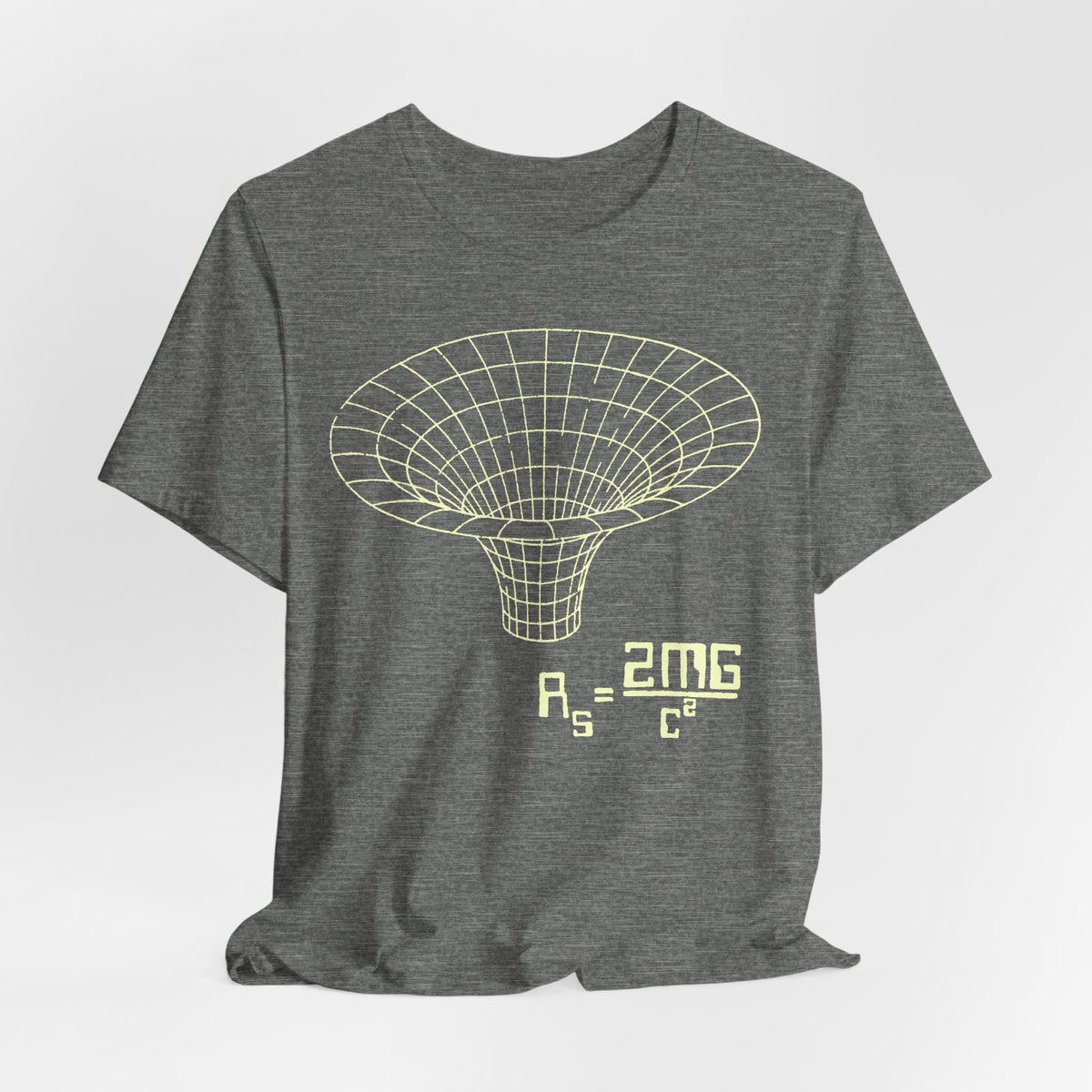 Gravity Well Wormhole Schwarzschild Radius Formula | Nerdy Science Physics Space Shirt