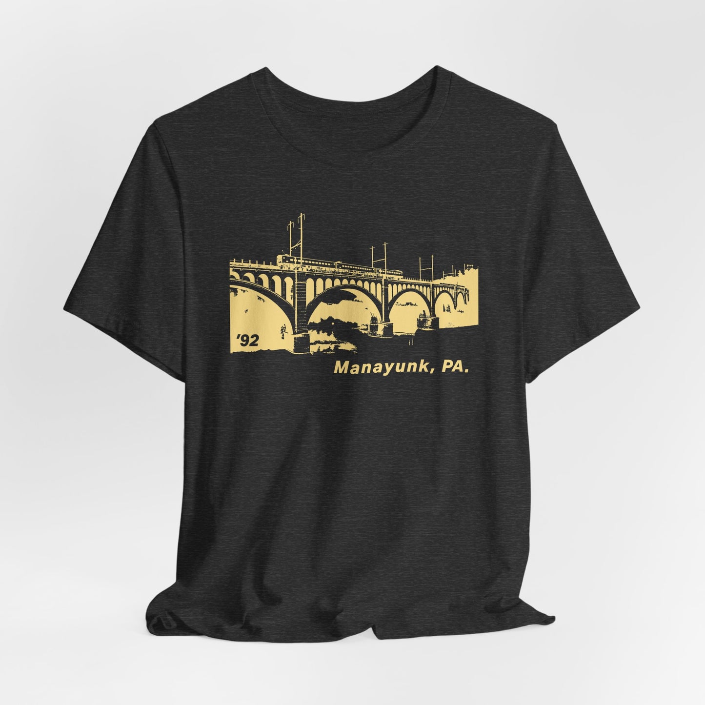 Manayunk PA Philadelphia Bridge Tee | 1992 Vintage Schuylkill Couture