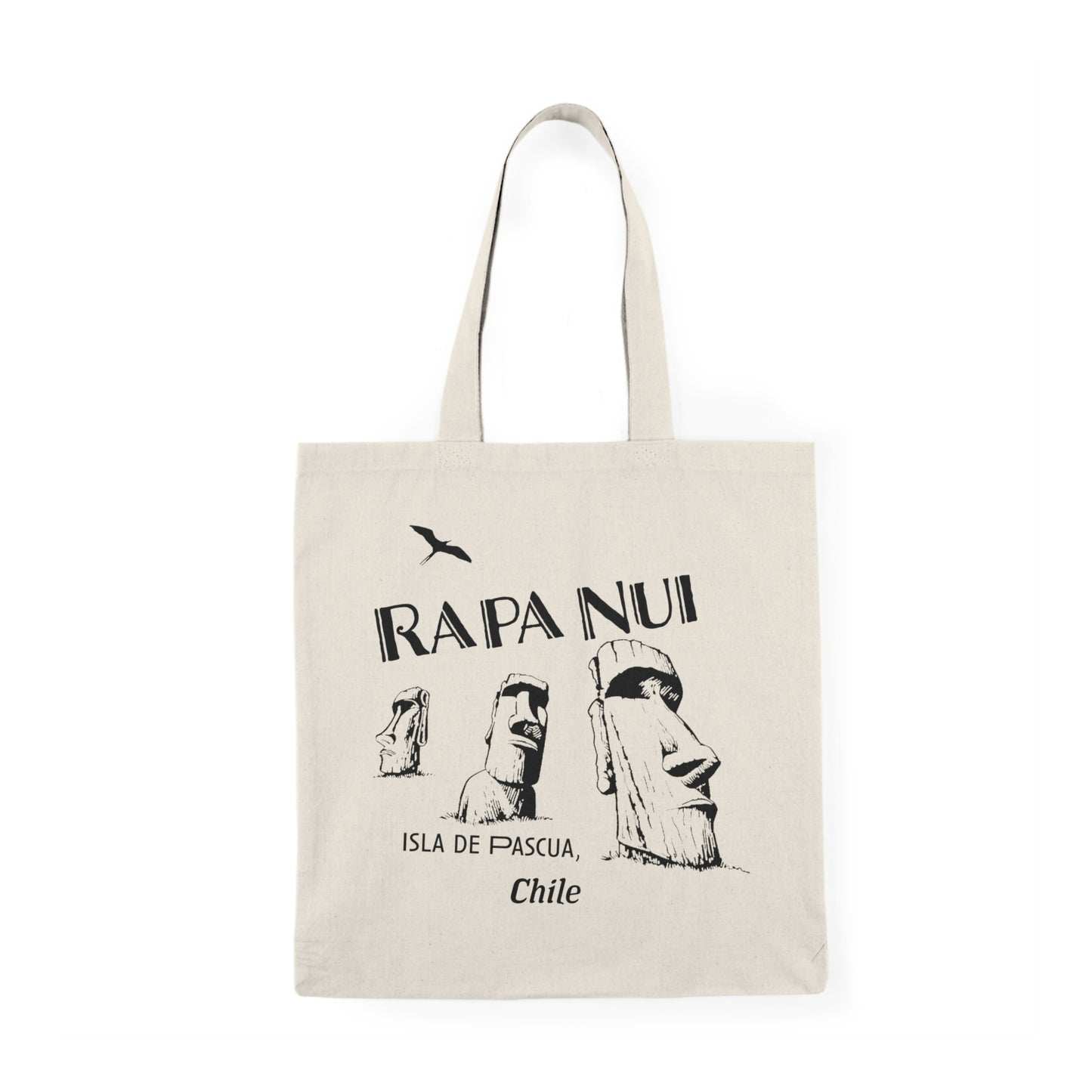 Totally Rapa Nui Moai Double-sided Tote Bag | Isla de Pascua Chile
