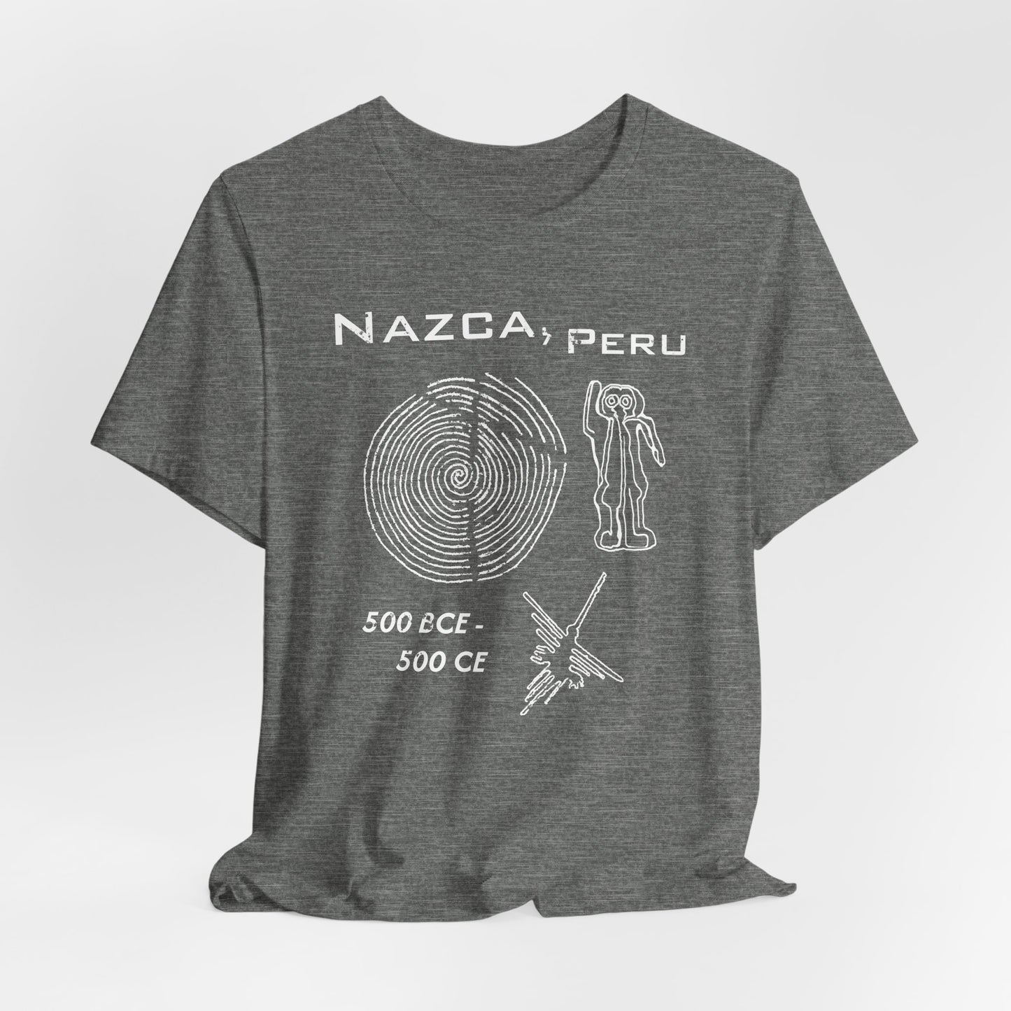Glyphs Gone Wild—Nazca Peru Generic South Americana Souvenir Tee