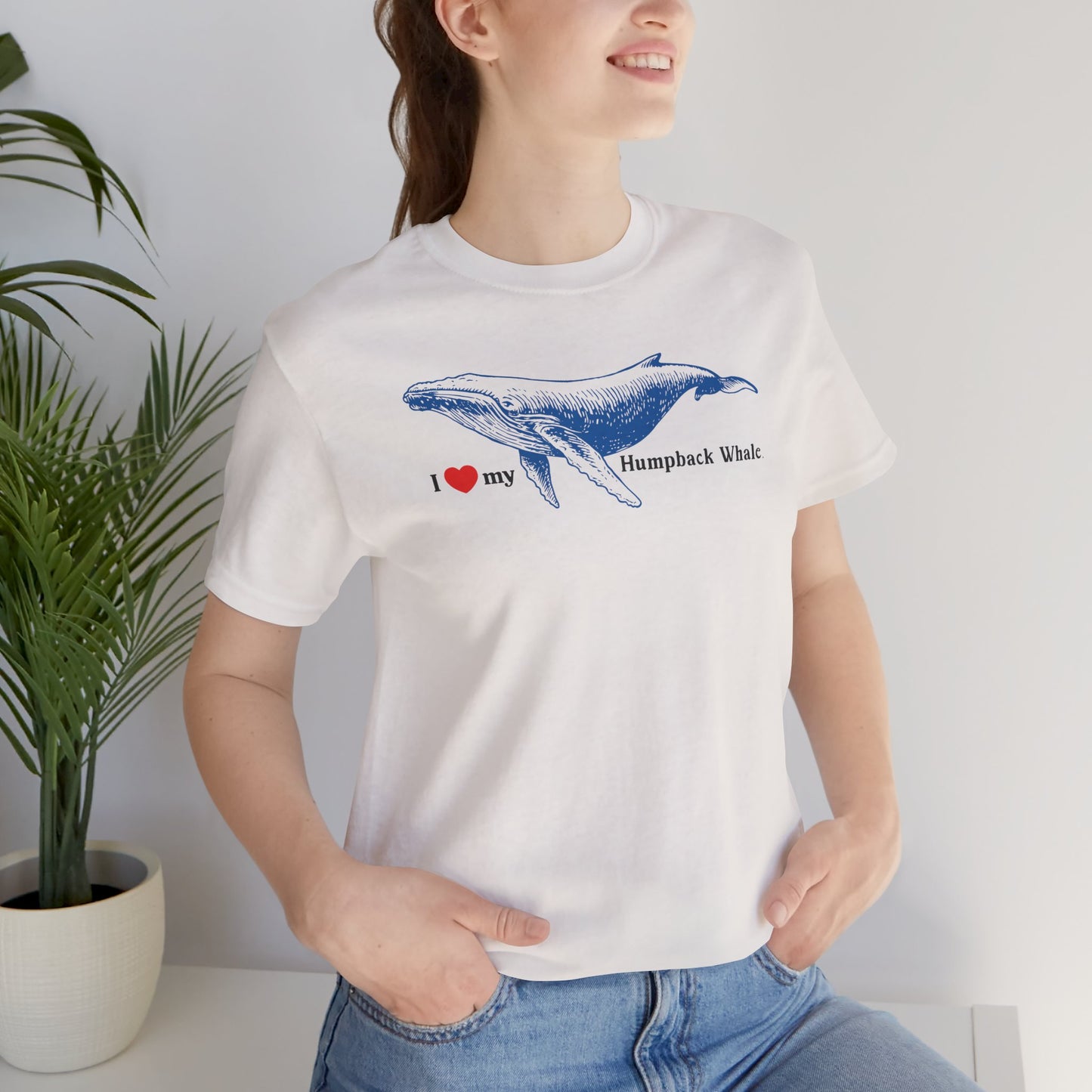 I Heart My Humpback Whale 1991 Conservation Unisex T-Shirt Ocean Lover Gift, Environmentalist Shirt, Save the Whales
