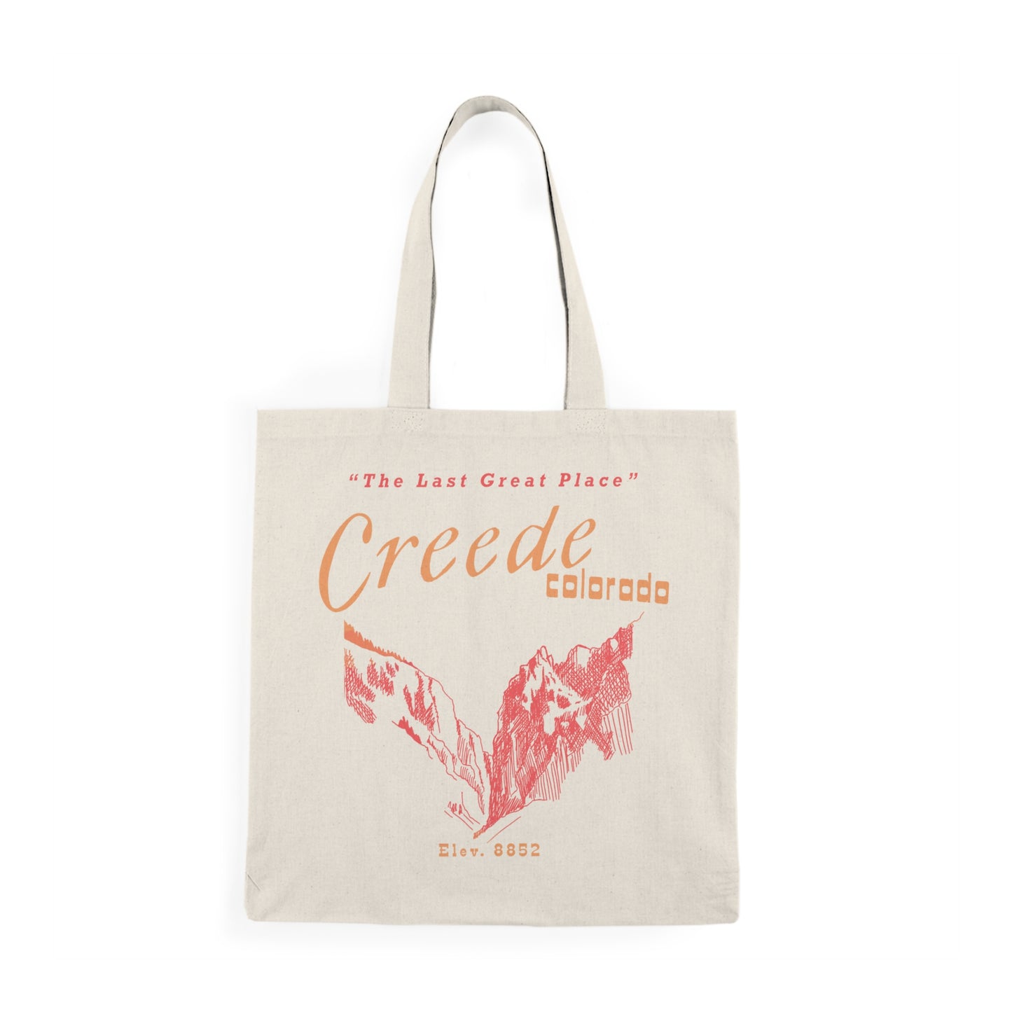 Totally Creede Colorado Roadtrip Handy Dandy Tote Bag | Double-Sided