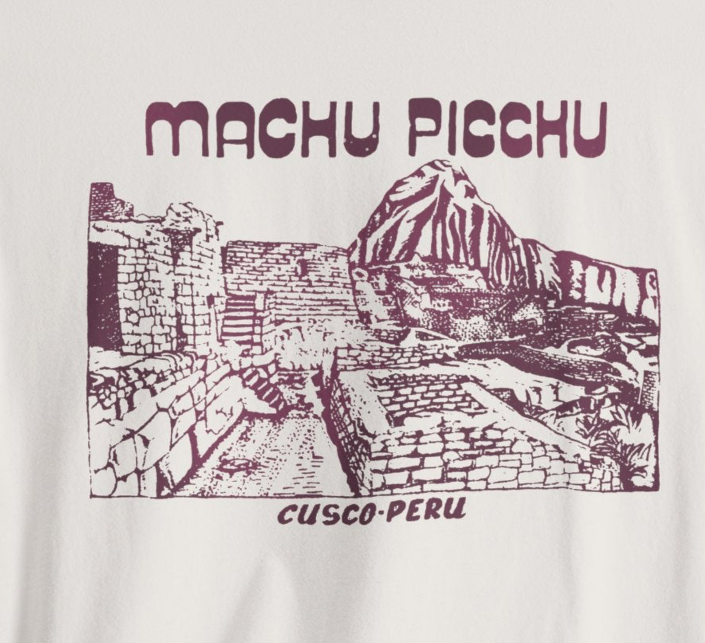 Machu Picchu Peru Vintage Travel Souvenir T-Shirt