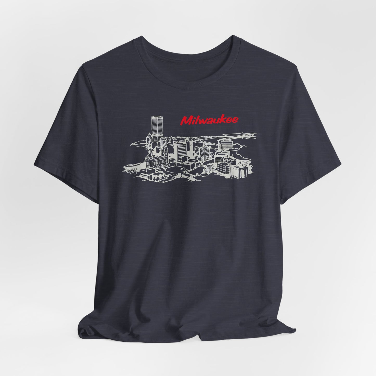 Boring Nerdy Milwaukee Generic Souvenir Tee | Perfect Basic T-shirt