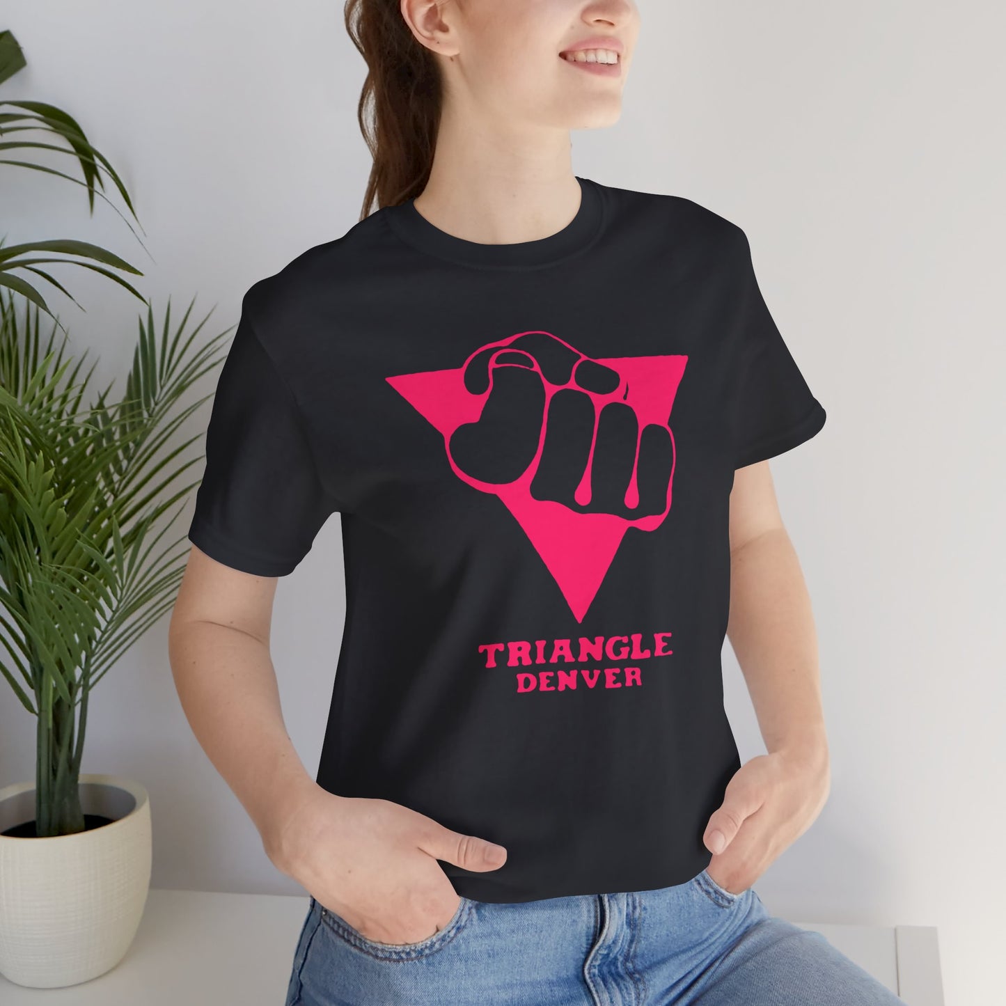Triangle Denver Vintage Gay Bar Pride History Tribute Tee