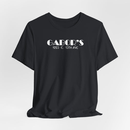 Gabor's Capitol Hill Tee — Retro Denver Dive Bar Tribute