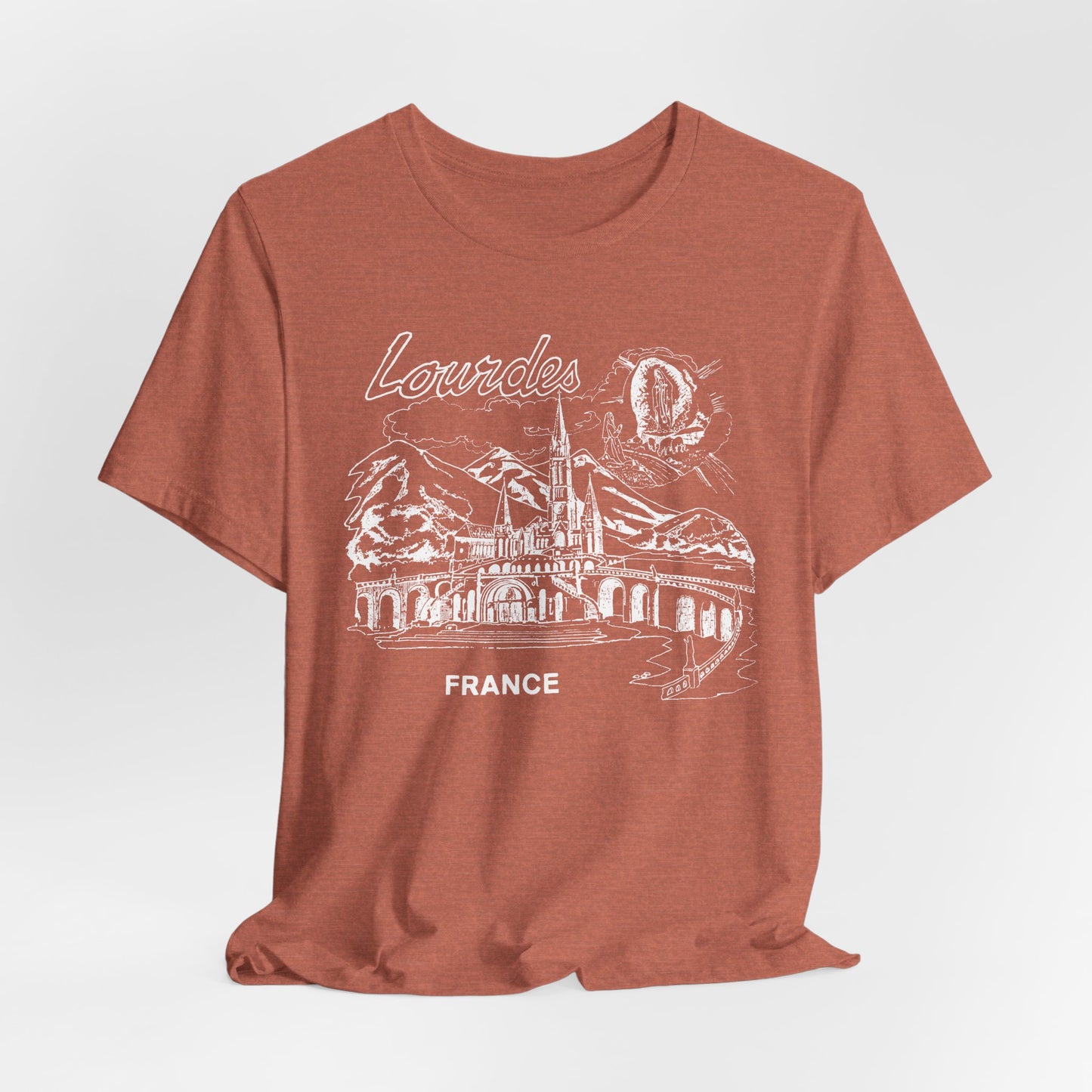 Lourdes France Vintage 1980s T-Shirt | Generic France