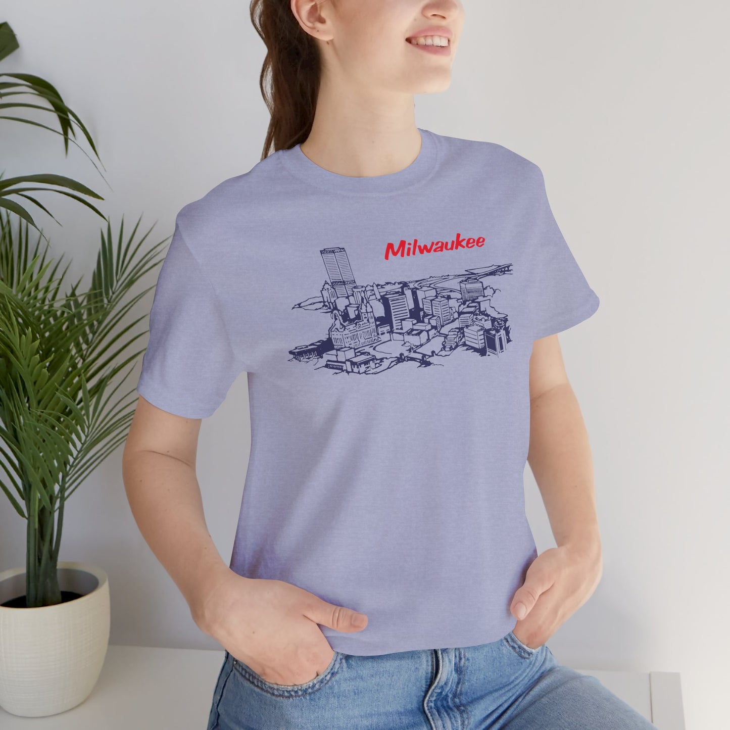 Boring Nerdy Milwaukee Generic Souvenir Tee | Perfect Basic T-shirt