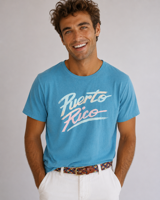 Piña Coladas, Mofongo, and This Shirt. No Pants. 1980s Puerto Rico Gift Shop Beach Tee