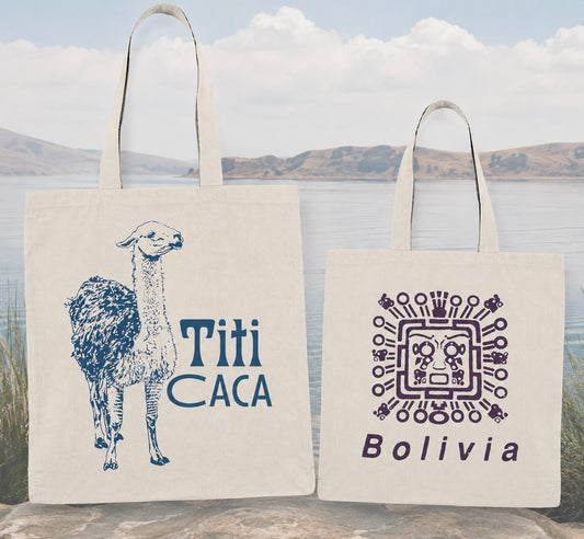 Totally Titi Caca Bolivia Handy Dandy Tote Bag — Double-Sided